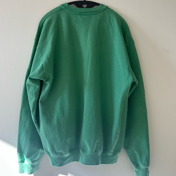 Sporty & Rich Connecticut Crest Crewneck Sweater Size Medium in Emerald - Picture 2 of 16